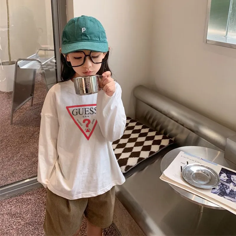 【90-160cm】絶対欲しい！ 合わせやすい 大人気 売れ筋 着心地良い トレンド 女の子 長袖 Tシャツ