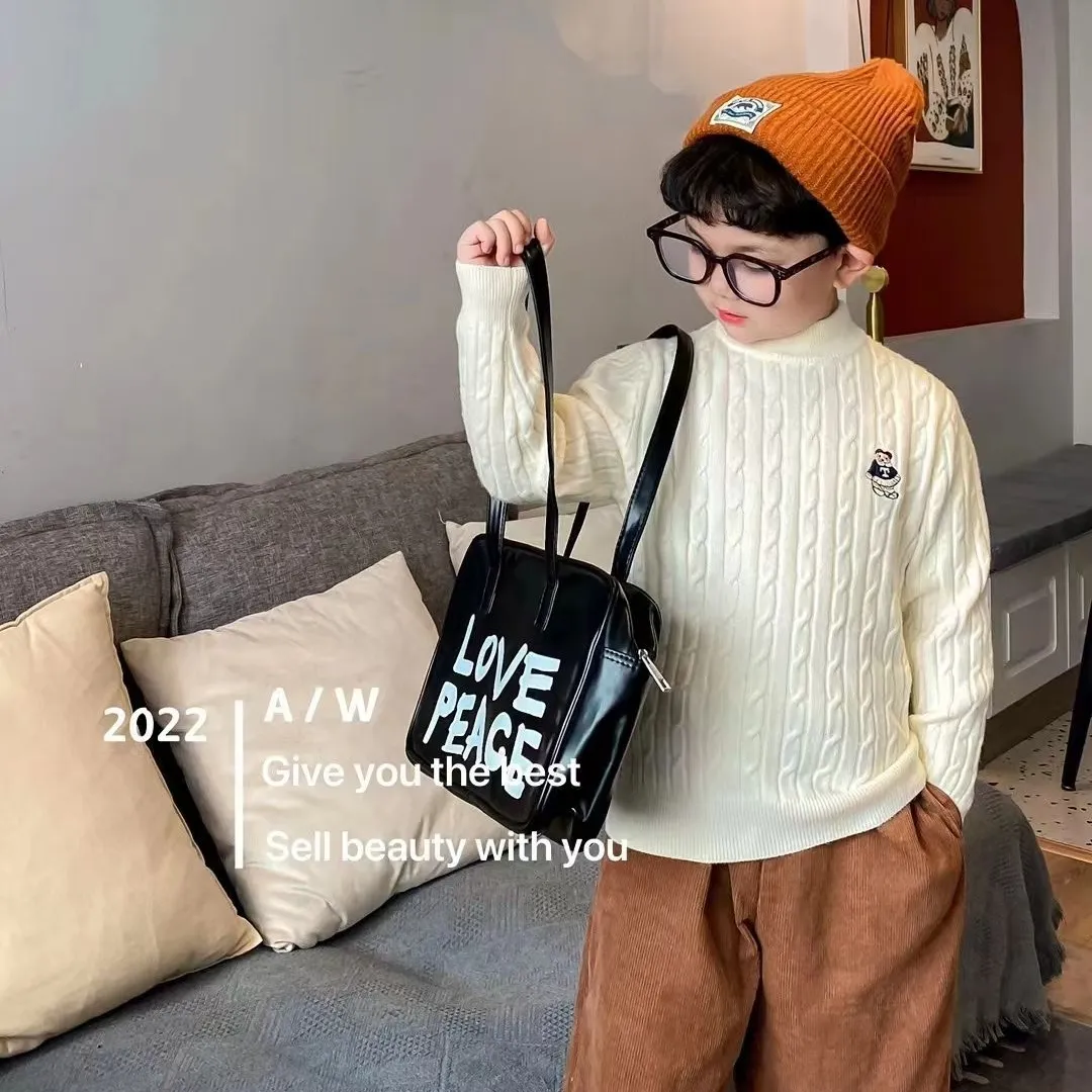 【80-160cm】高品質 着心地いい やわらかな素材 シンプル おしゃれ 男の子 ニットセーター