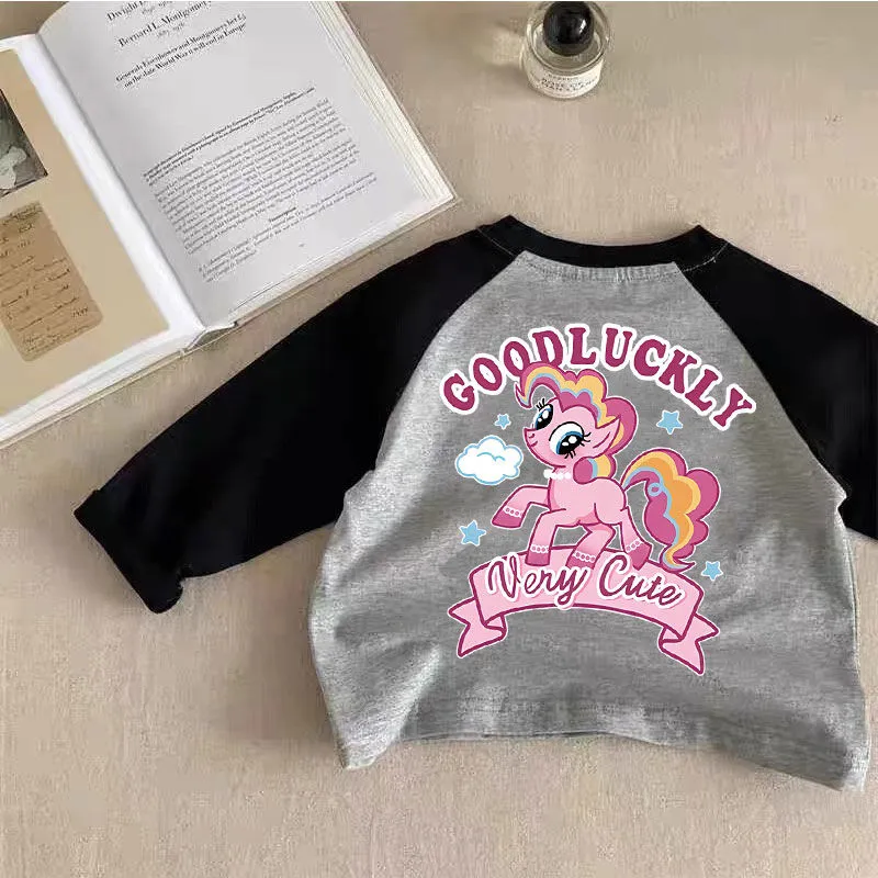 【80-140cm】大人気 秋新作 カートゥーン 可愛い カジュアル 合わせやすい 女の子 長袖 Ｔシャツ