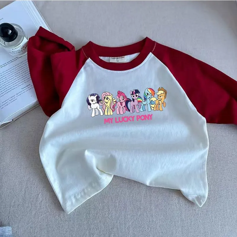 【80-140cm】大人気 秋新作 カートゥーン 可愛い カジュアル 合わせやすい 女の子 長袖 Ｔシャツ
