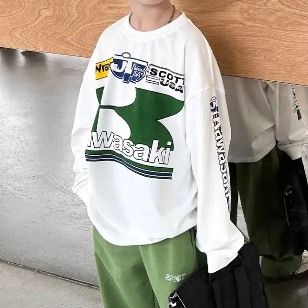 【90-160cm】絶対流行 合わせやすい 存在感アップ 気質満点 カジュアル おしゃれ 男の子 長袖 Ｔシャツ