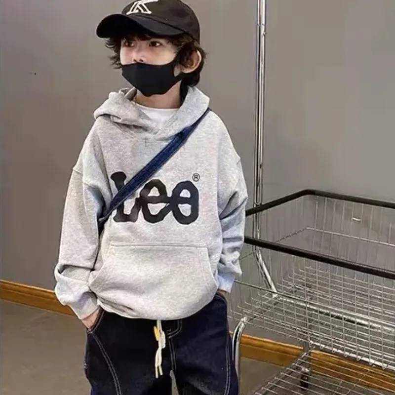 【90-160cm】着回し力抜群 合わせやすい 着心地良い トレンド フード付き 男の子 パーカー