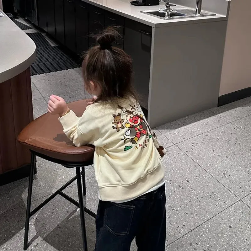 【90-160cm】絶対欲しい 元気いっぱい カートゥーン 可愛い おしゃれ 女の子 トレーナー