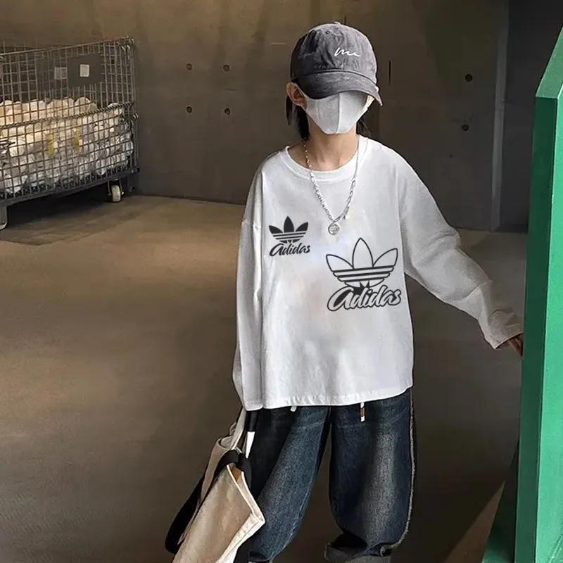 【90-160cm】人気爆発中 楽チン おすすめ 着心地いい ルーズ 合わせやすい 長袖Ｔシャツ