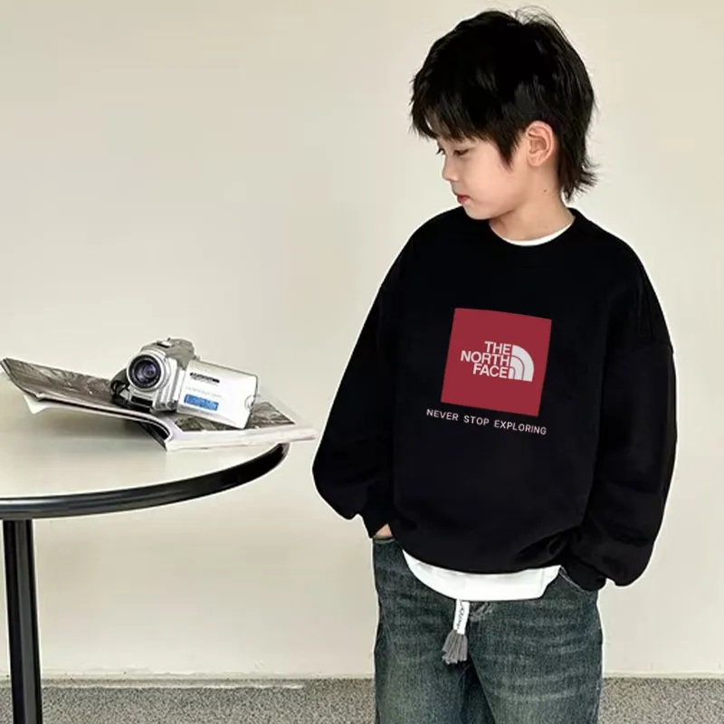 【90-160cm】着回し力抜群 大人気 定番 シンプル カジュアル アルファベット 男の子 トレーナー