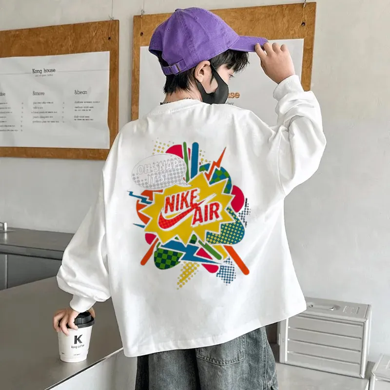 【90-160cm】今季大注目 定番 カジュアル 人気 ゆったり おすすめ トレンド 男の子 長袖 Tシャツ