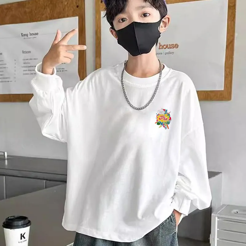 【90-160cm】今季大注目 定番 カジュアル 人気 ゆったり おすすめ トレンド 男の子 長袖 Tシャツ
