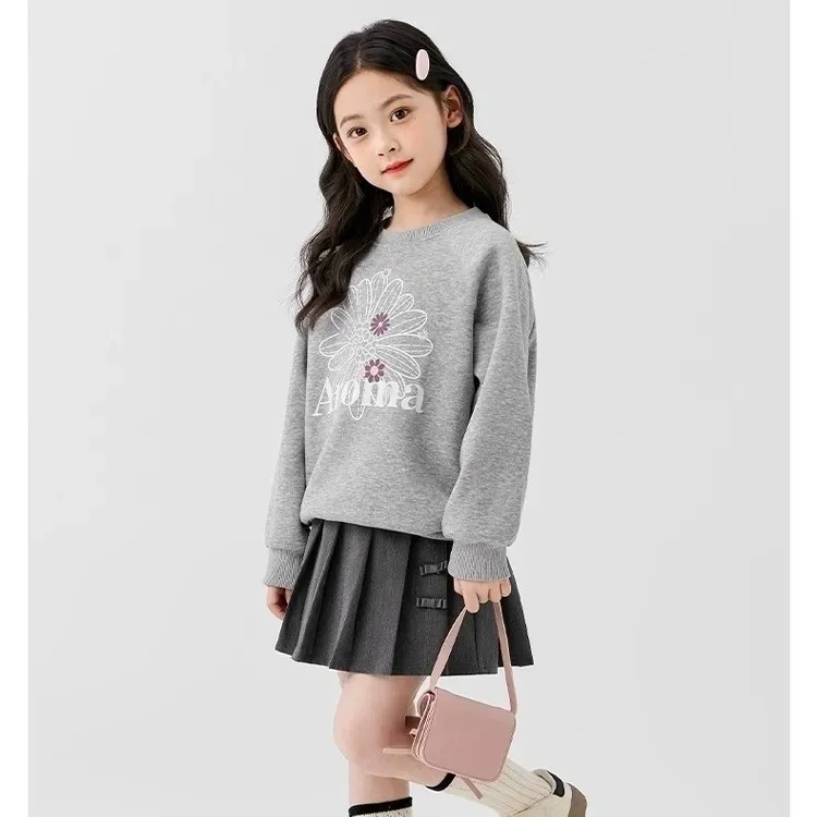 【90-160cm】毎日着たくなる 売れ筋 プリント トレンド カジュアル 女の子 トレーナー