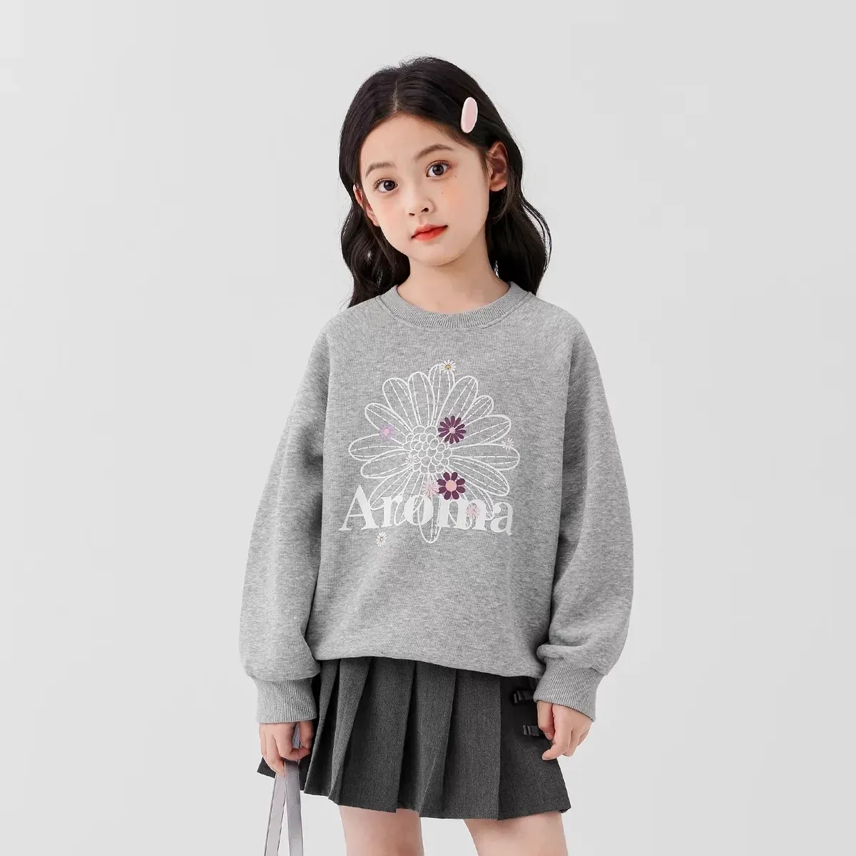 【90-160cm】毎日着たくなる 売れ筋 プリント トレンド カジュアル 女の子 トレーナー