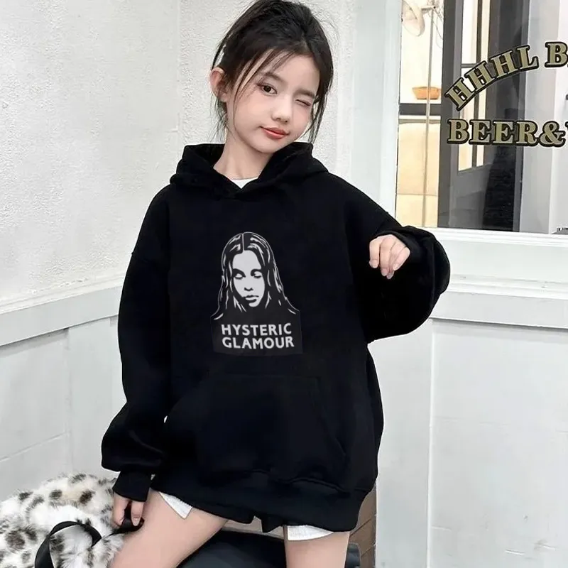 【90-160cm】毎日着たくなる 合わせやすい ファッション 着やすい 女の子 フード付き パーカー