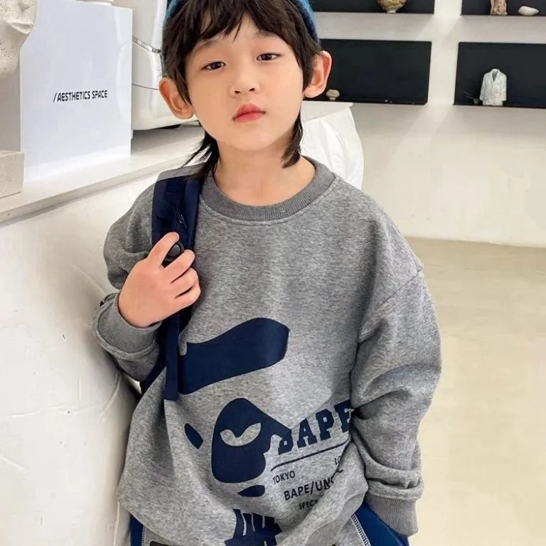 【90-160cm】人気上昇中 売れ筋 プリント カジュアル 着やすい 男の子 トレーナー