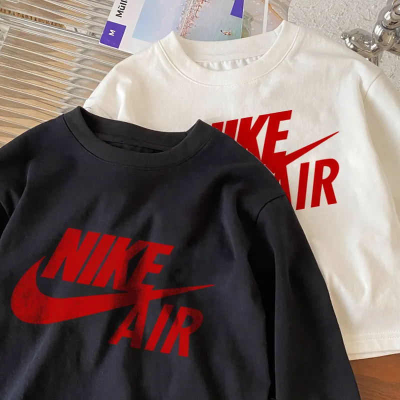 【90-160cm】人気爆発中 カジュアル 合わせやすい 快適 プリント 長袖 Ｔシャツ