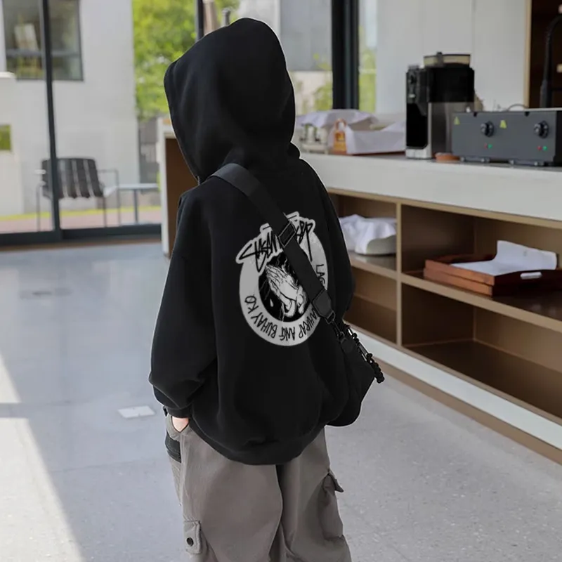 【90-160cm】よく売れる カジュアル 合わせやすい 着やすい  男の子 フード付き アウター
