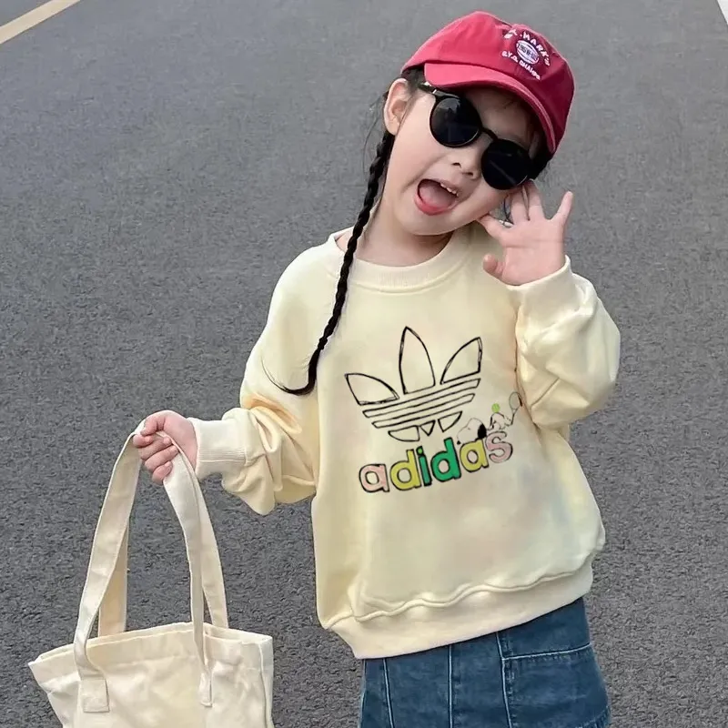 【90-160cm】元気いっぱい プリント 可愛い カジュアル 合わせやすい 女の子 トレーナー
