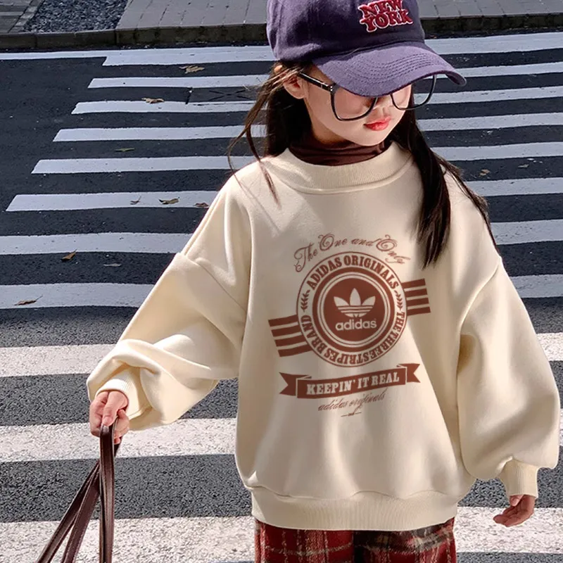 【90-160cm】存在感抜群  可愛い カジュアル シンプル 合わせやすい 女の子 トレーナー