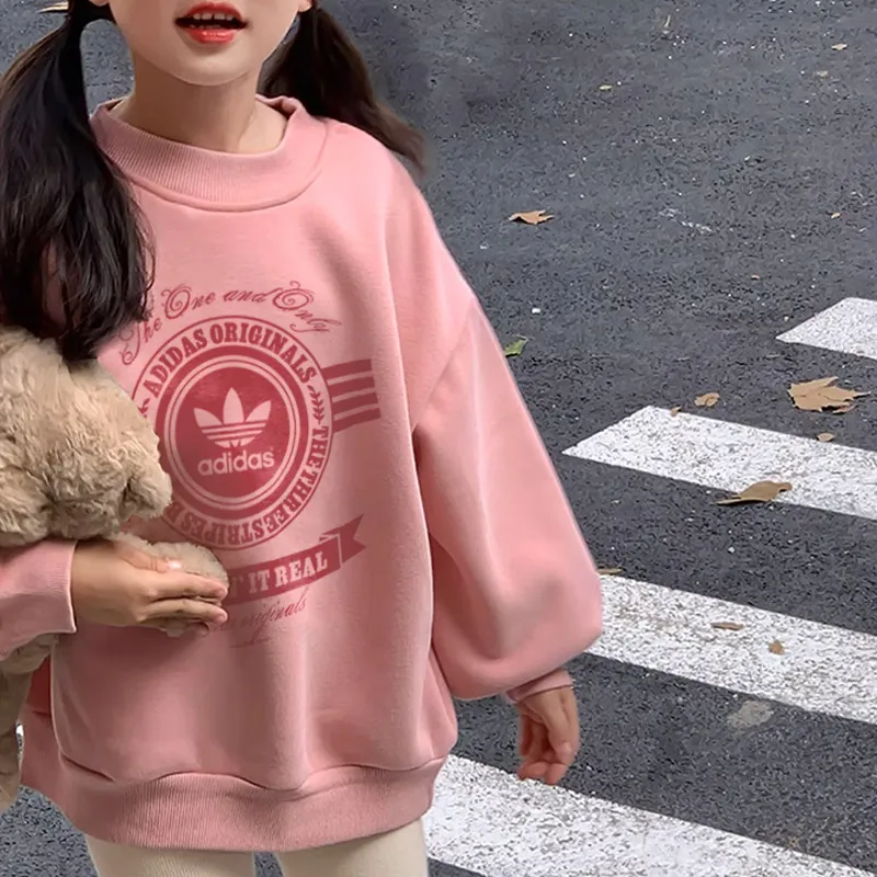 【90-160cm】存在感抜群  可愛い カジュアル シンプル 合わせやすい 女の子 トレーナー