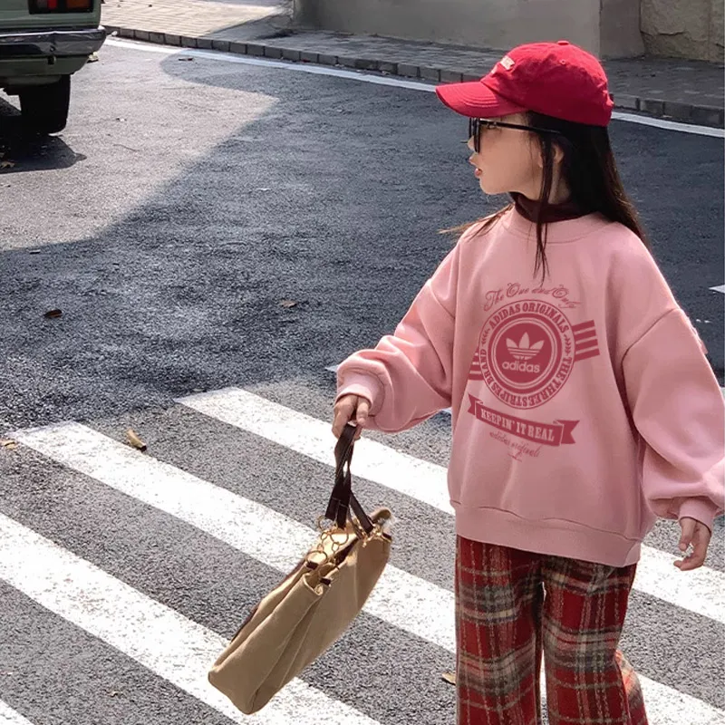 【90-160cm】存在感抜群  可愛い カジュアル シンプル 合わせやすい 女の子 トレーナー