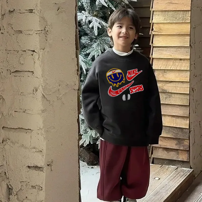 【90-160cm】存在感抜群 シンプル 合わせやすい カジュアル 着やすい 男の子 トレーナー