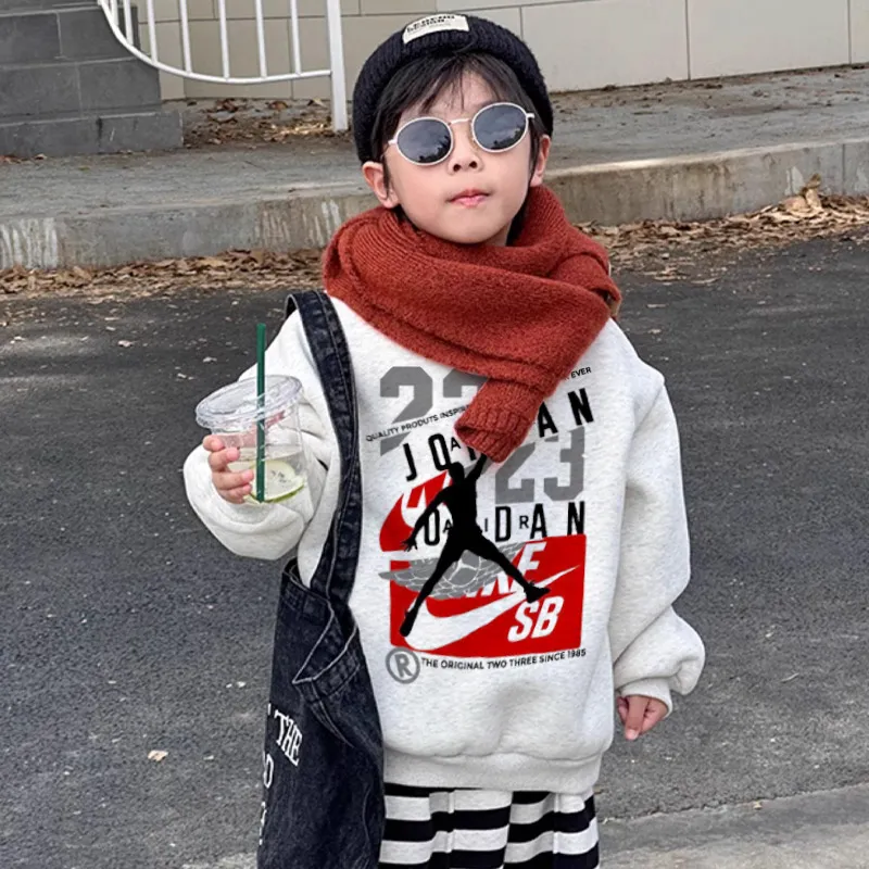 【90-160cm】よく売れる 大人気 プリント カッコイイ 合わせやすい 男の子 トレーナー
