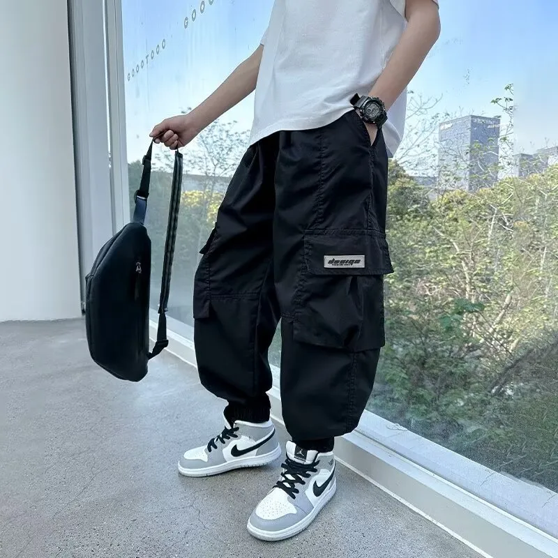 【120-170cm】存在感抜群 カジュアル カッコイイ 合わせやすい 履きやすい 男の子 パンツ