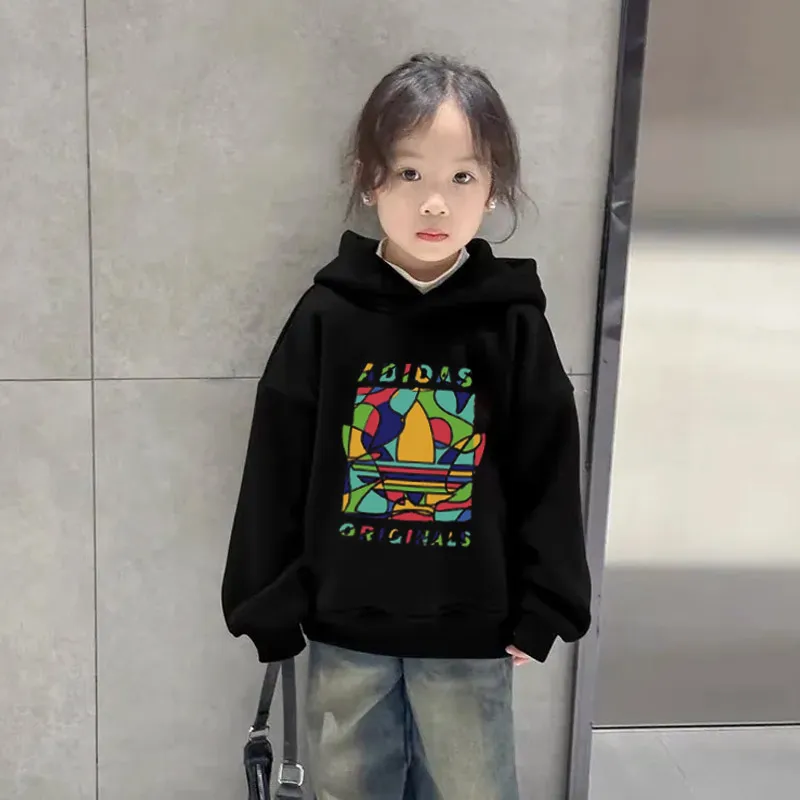 【100-160cm】元気いっぱい 合わせやすい 着やすい オシャレ 女の子 フード付き パーカー