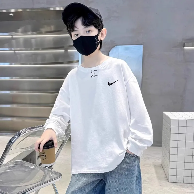 【110-170cm】よく売れる シンプル 着心地良い 合わせやすい トレンド 長袖 Tシャツ