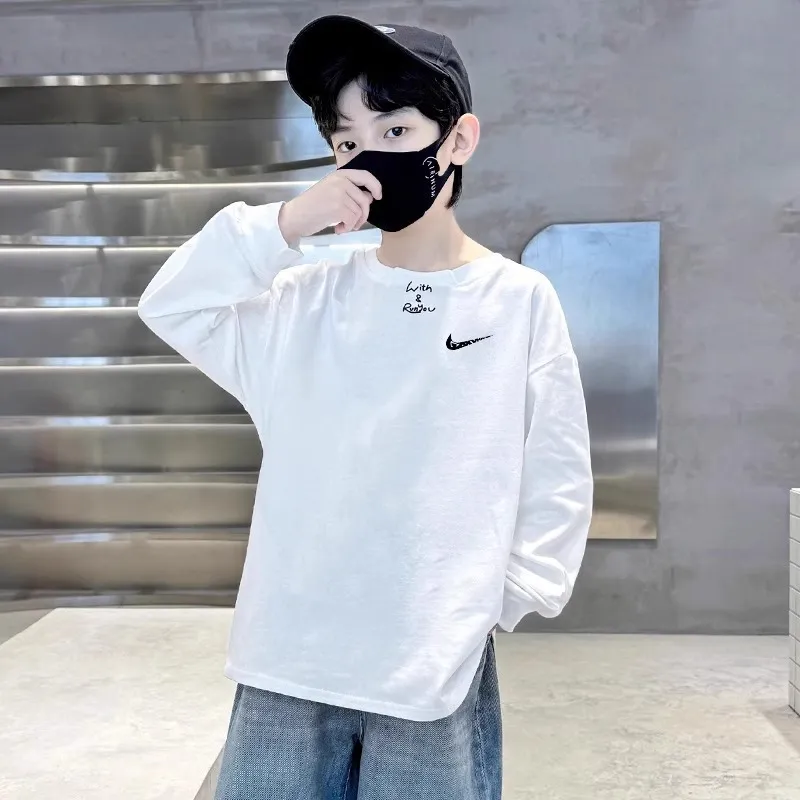 【110-170cm】よく売れる シンプル 着心地良い 合わせやすい トレンド 長袖 Tシャツ