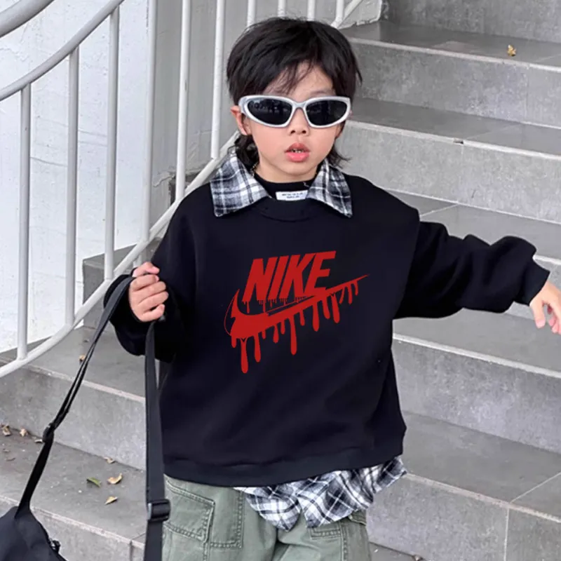 【90-160cm】リラックス感ある 合わせやすい カジュアル カッコイイ 男の子 トレーナー