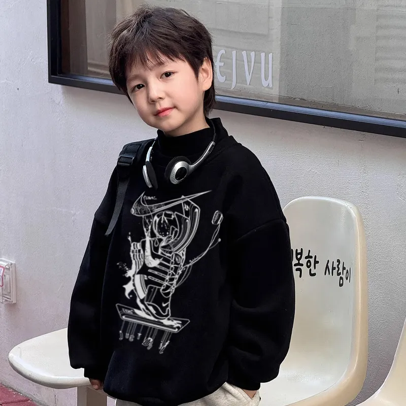 【90-160cm】存在感抜群 爆売れ中 合わせやすい ファッション カッコイイ 男の子 トレーナー