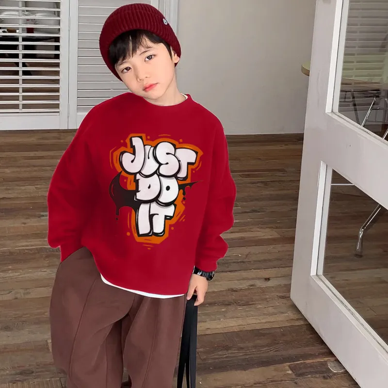 【90-160cm】人気爆発中 売れ筋 アルファベット トレンド カジュアル 男の子 トレーナー