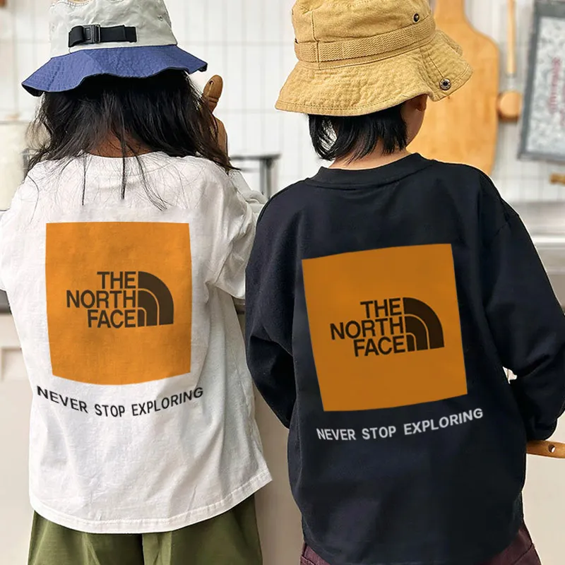 【90-160cm】着回し力抜群 爆売れ中 カジュアル 合わせやすい 快適 プリント 長袖 Ｔシャツ