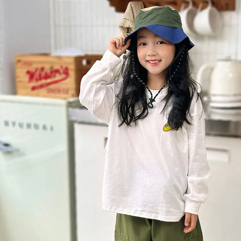 【90-160cm】存在感アップ  大注目 カジュアル 合わせやすい 快適 プリント 長袖 Ｔシャツ