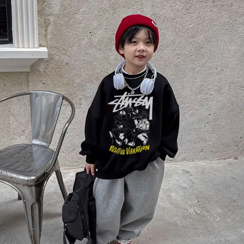 【90-160cm】存在感アップ  カッコイイ 合わせやすい プリント 着やすい 男の子 トレーナー
