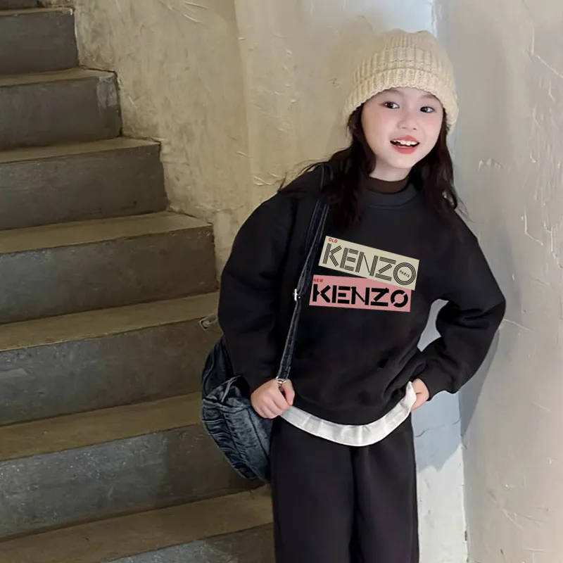 【90-160cm】絶対見逃さないで おしゃれ 合わせやすい アルファベット 着やすい 女の子 トレーナー