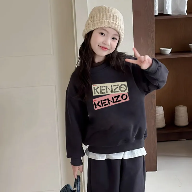 【90-160cm】絶対見逃さないで おしゃれ 合わせやすい アルファベット 着やすい 女の子 トレーナー