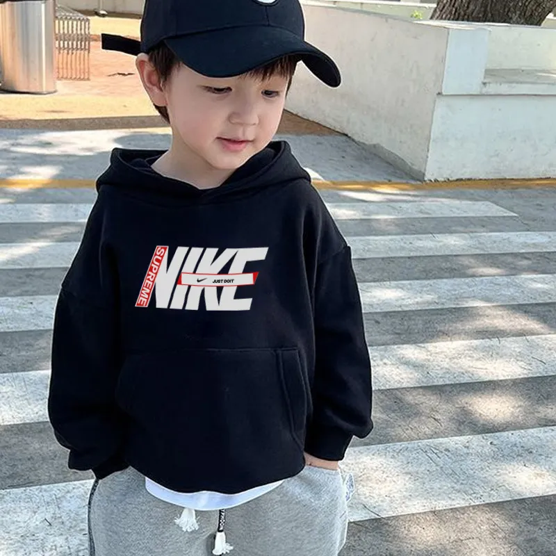 【90-160cm】話題沸騰中 合わせやすい カッコイイ 快適 男の子 フード付き パーカー