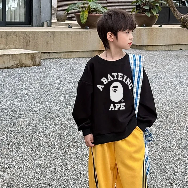【90-160cm】着回し力抜群 大活躍 合わせやすい カジュアル 着やすい 男の子 トレーナー