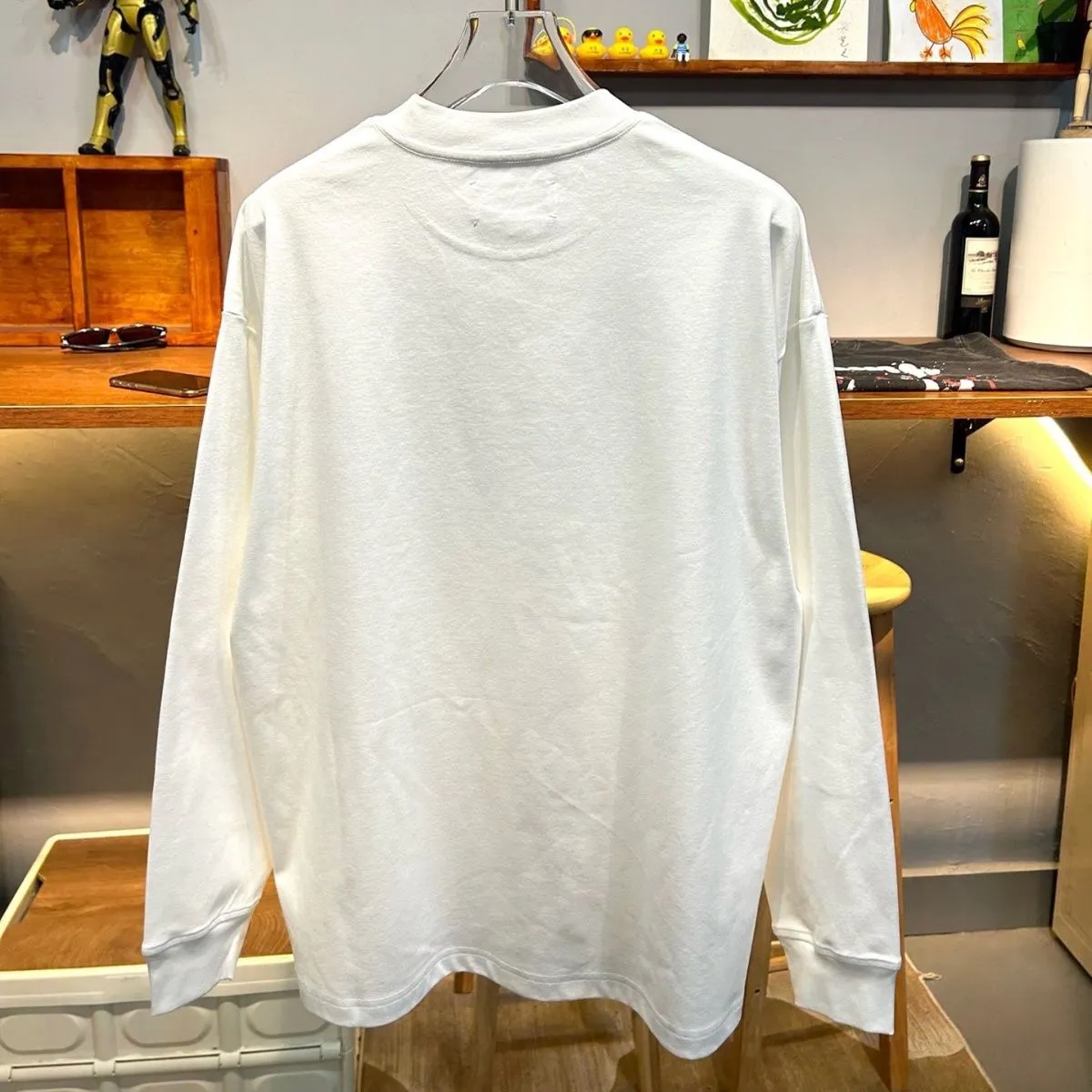 【90-160cm】リラックス感ある シンプル アルファベット 快適 長袖 Ｔシャツ
