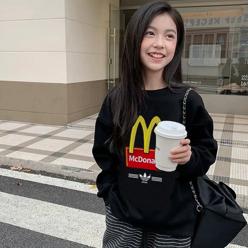 【90-160cm】元気いっぱい 売れ筋 オシャレ カジュアル 着やすい 女の子 トレーナー