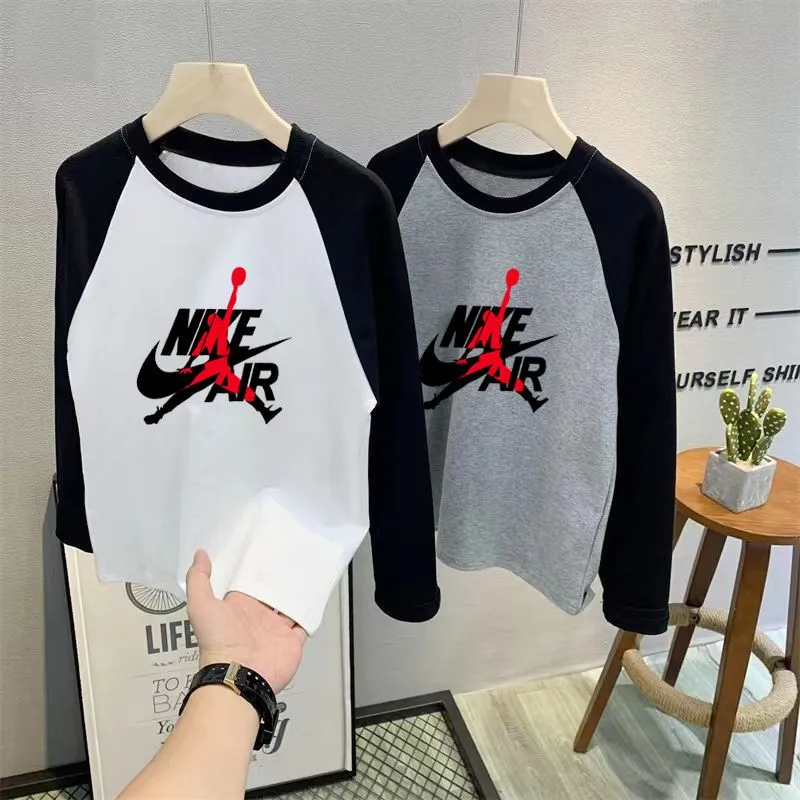 【90-160cm】取り入れたい 配色 カジュアル 快適 着心地良い 男の子 女の子 Ｔシャツ