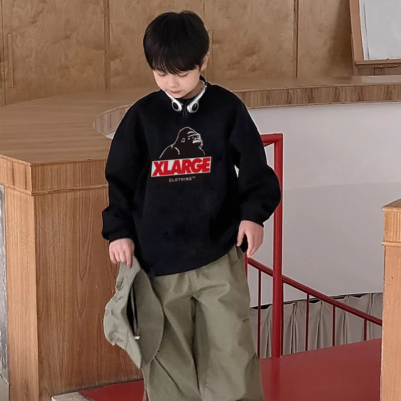 【90-160cm】着回し最強 大人気 売れ筋 合わせやすい  カジュアル 男の子 トレーナー