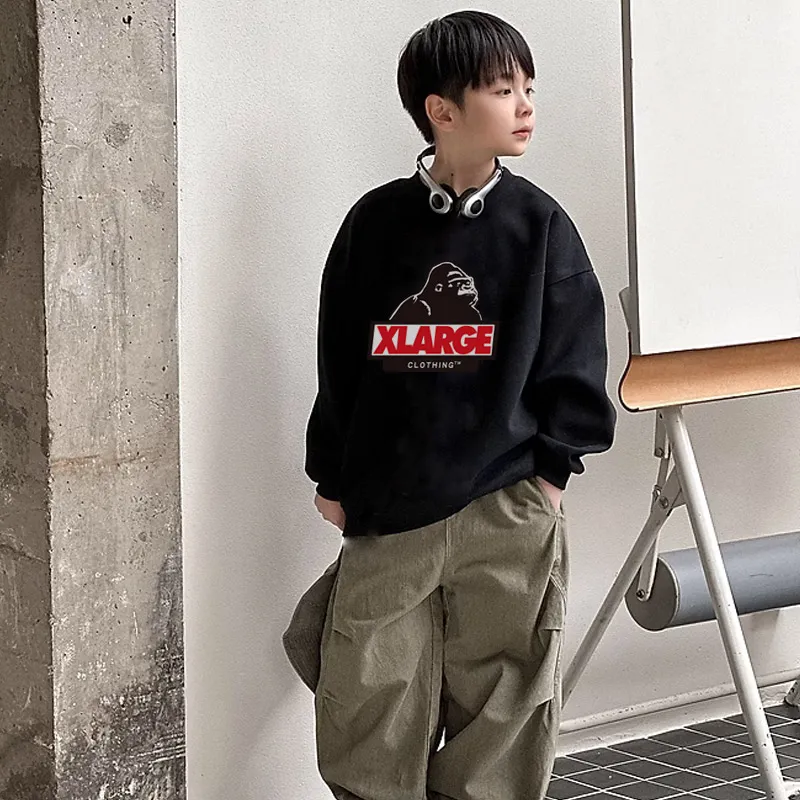 【90-160cm】着回し最強 大人気 売れ筋 合わせやすい  カジュアル 男の子 トレーナー
