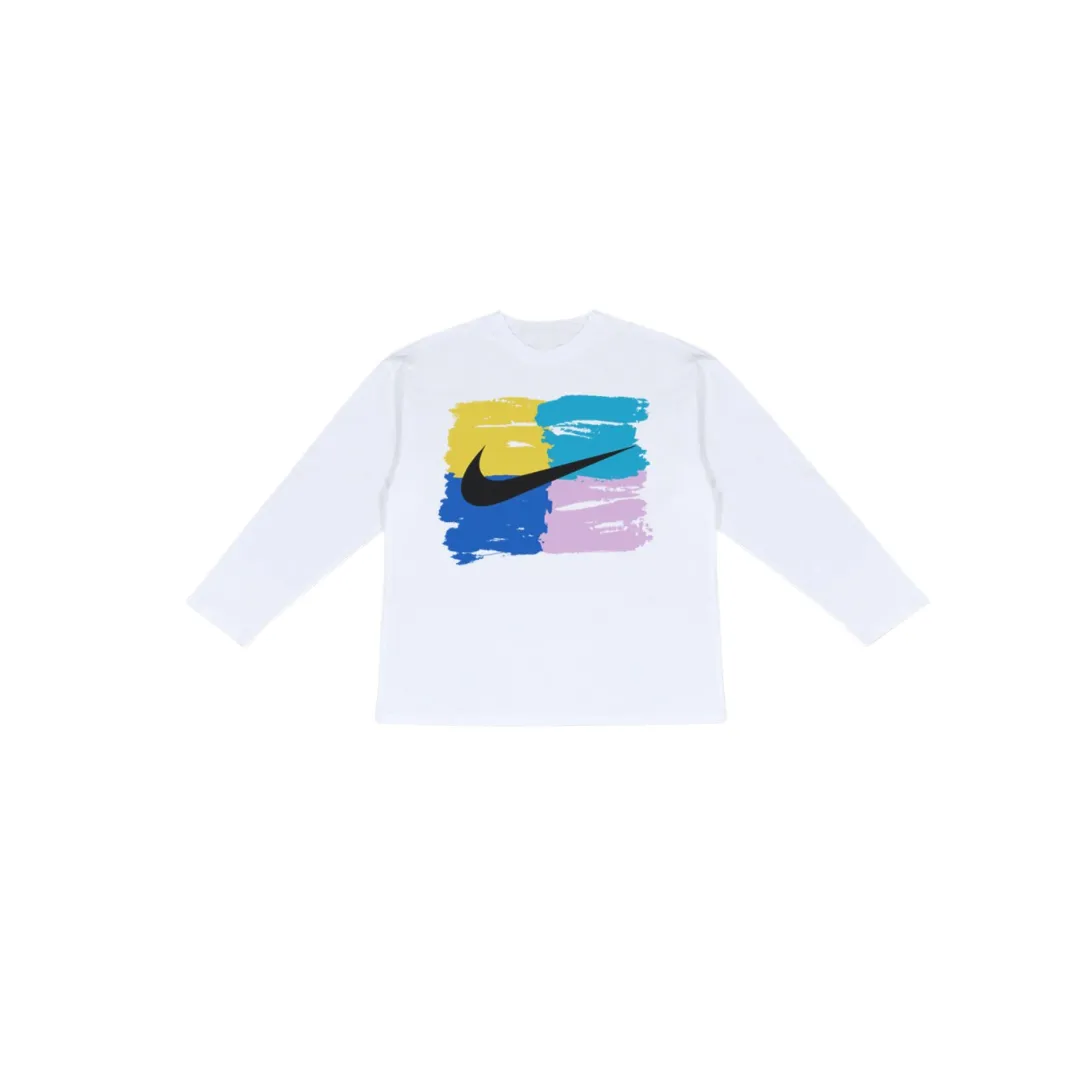 【90-160cm】絶対見逃さないで 売れ筋 ユニーク ゆったり 着やすい 快適 長袖 Ｔシャツ