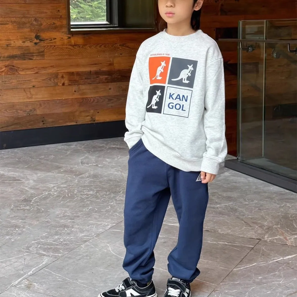 【90-160cm】着回し最強 売れ筋 カジュアル プリント 合わせやすい 男の子 トレーナー