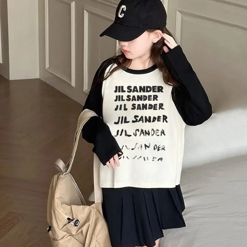 【90-160cm】毎日着たくなる 売れ筋 カジュアル おしゃれ 快適 女の子 長袖 Ｔシャツ