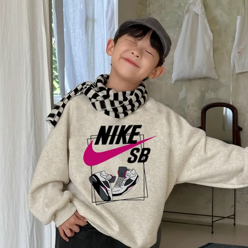 【90-160cm】存在感アップ  売れ筋 プリント トレンド カジュアル 男の子 トレーナー