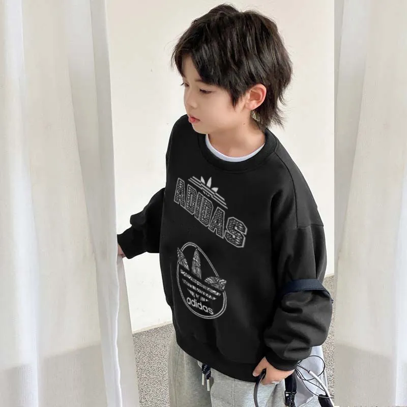 【90-160cm】存在感抜群 大活躍 合わせやすい やわらかな素材 男の子 トレーナー