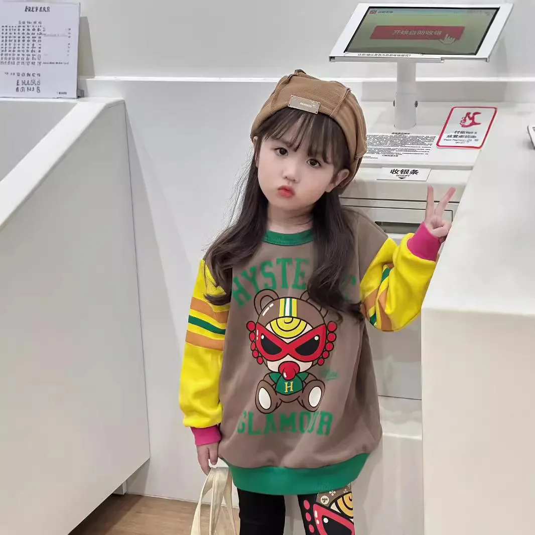 【90-140cm】人気上昇中 カートゥーン 着心地良い トレンド 合わせやすい 人気 トレーナー