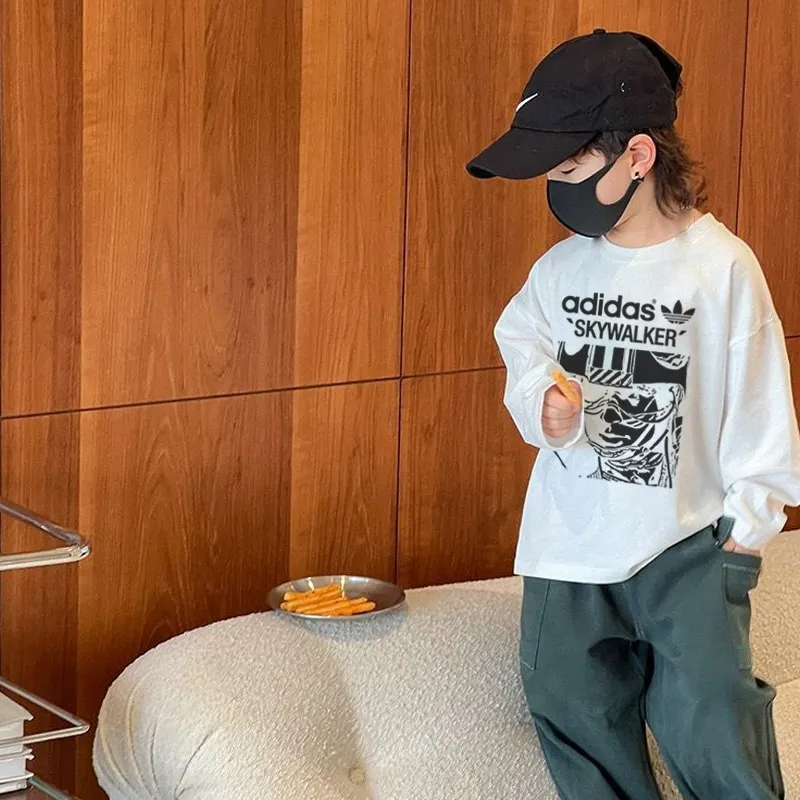 【90-160cm】よく売れる 大人気 カジュアル 快適 着やすい 男の子 長袖 Ｔシャツ