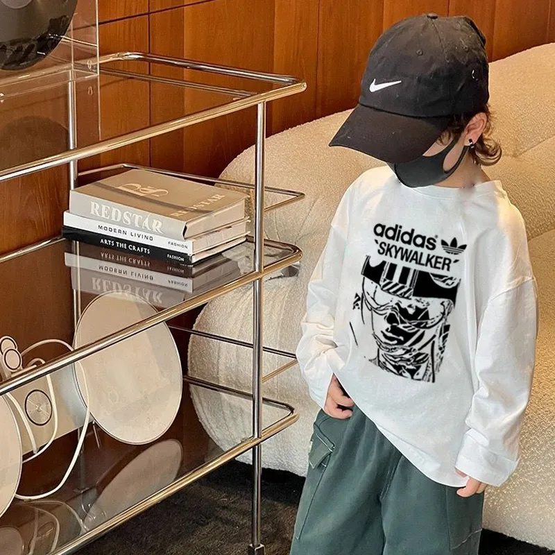 【90-160cm】よく売れる 大人気 カジュアル 快適 着やすい 男の子 長袖 Ｔシャツ